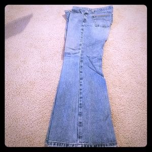 Cruel Girl boot cut button up jeans